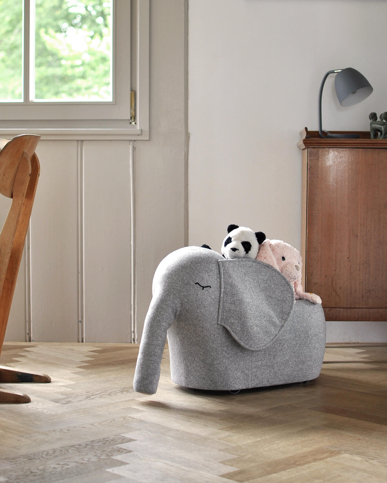 Roll-Elefant - Original Wooly