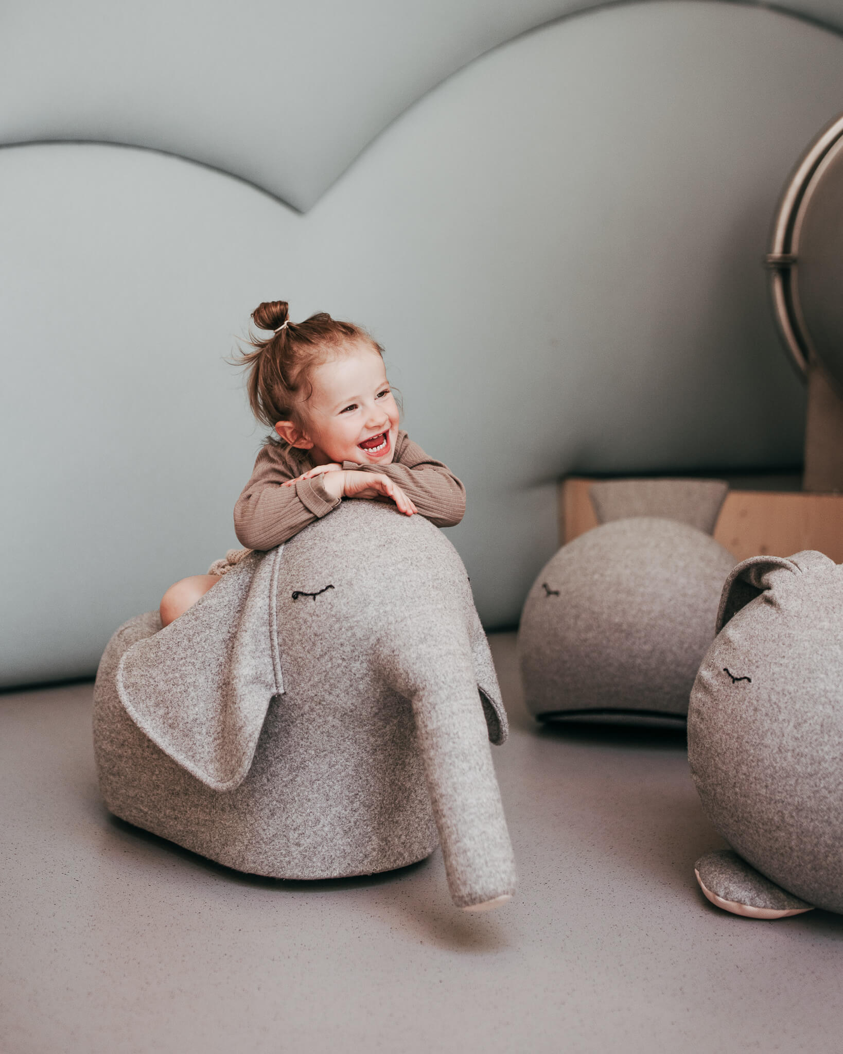 Roll-Elefant - Original Wooly